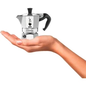 Antibakterielle Deodorant Bialetti Espressokocher 1 Tasse La Mokina Silber 6